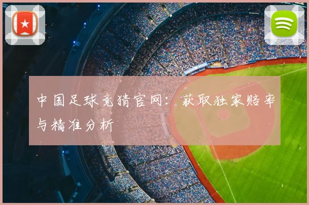 中国足球竞猜官网:获取独家赔率与精准分析