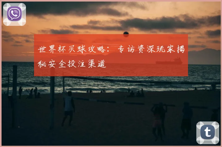 世界杯买球攻略:专访资深玩家揭秘安全投注渠道